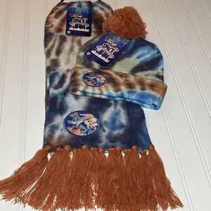 Space Jam Tie Dye Scarf & Hat Set A New Legacy NWT